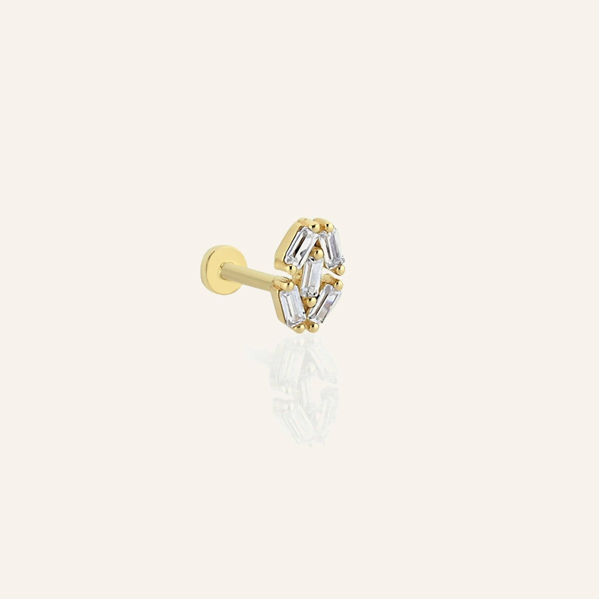 Kelorin Altın Kulak Piercing