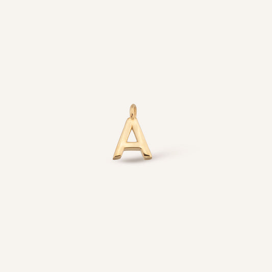 Letter Altın Charm
