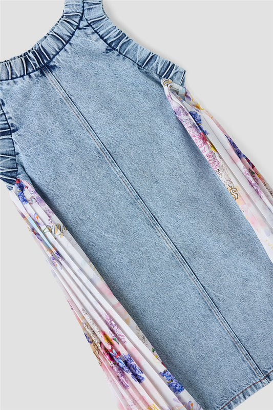 Kız Çocuk Denim Elbise