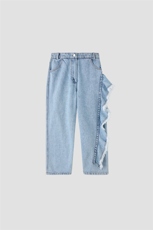 Kız Çocuk Denim Pantolon