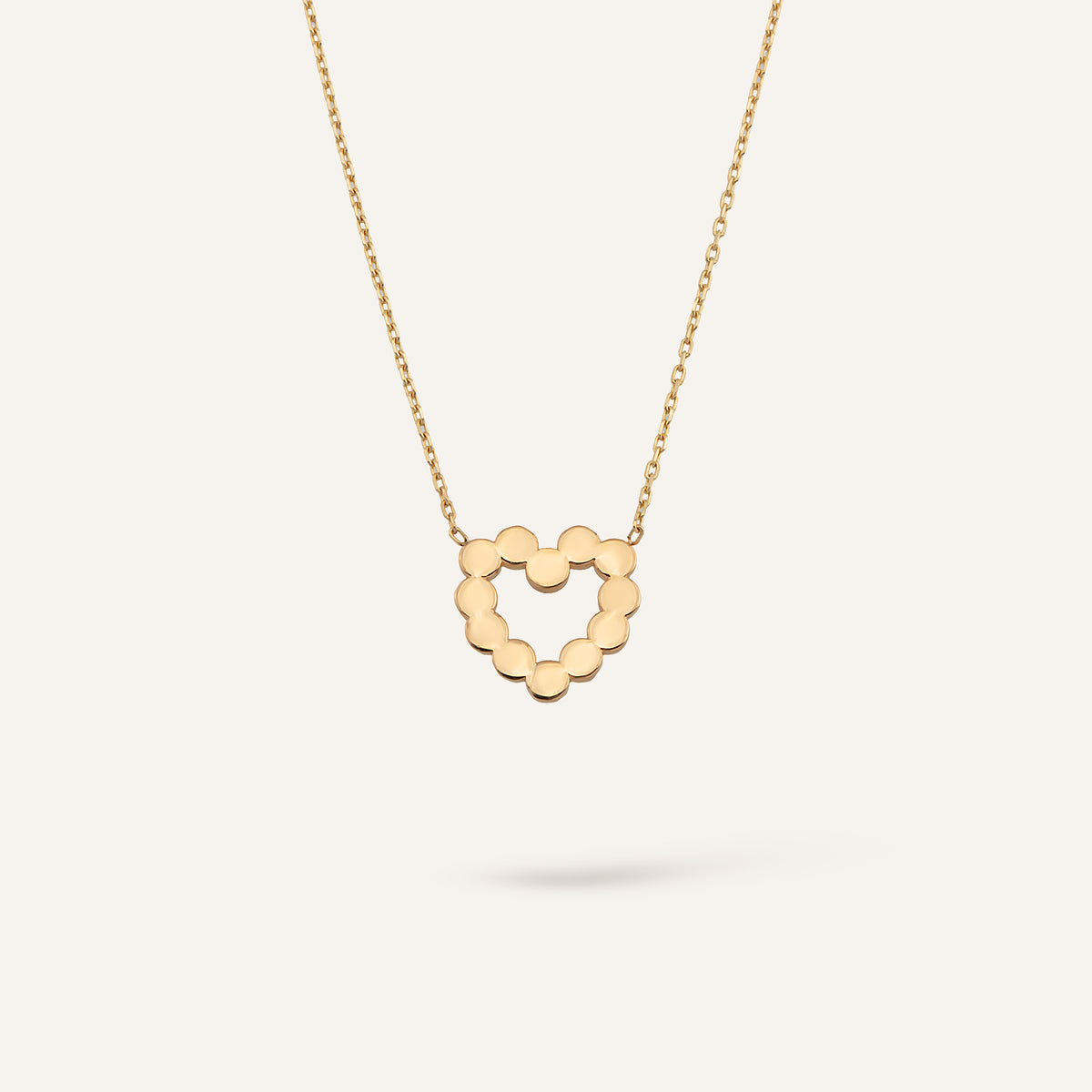 Lunessa Heart Kalp Figürlü Altın Kolye