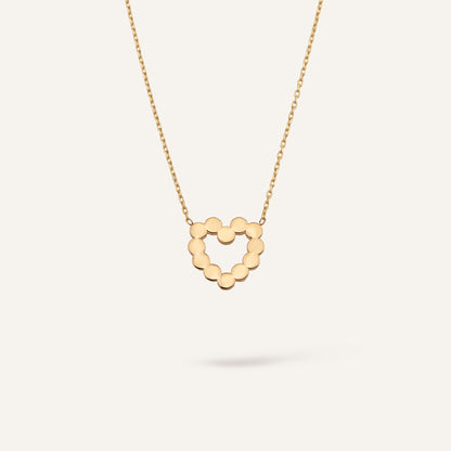 Lunessa Heart Kalp Figürlü Altın Kolye