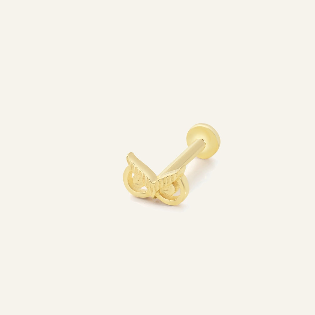 Baykuş Gözü Altın Kulak Piercing