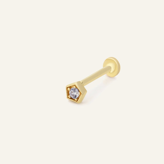 Minarev Altın Kulak Piercing