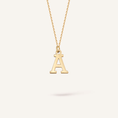 Mini Letter Baş Harf Altın Kolye