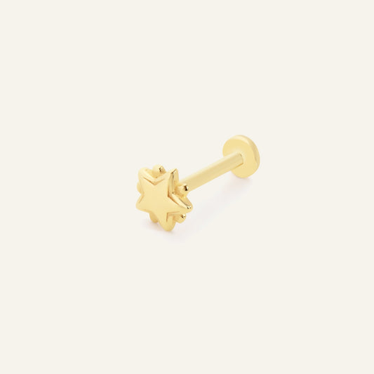 Gavra Yıldız Figürlü Altın Kulak Piercing