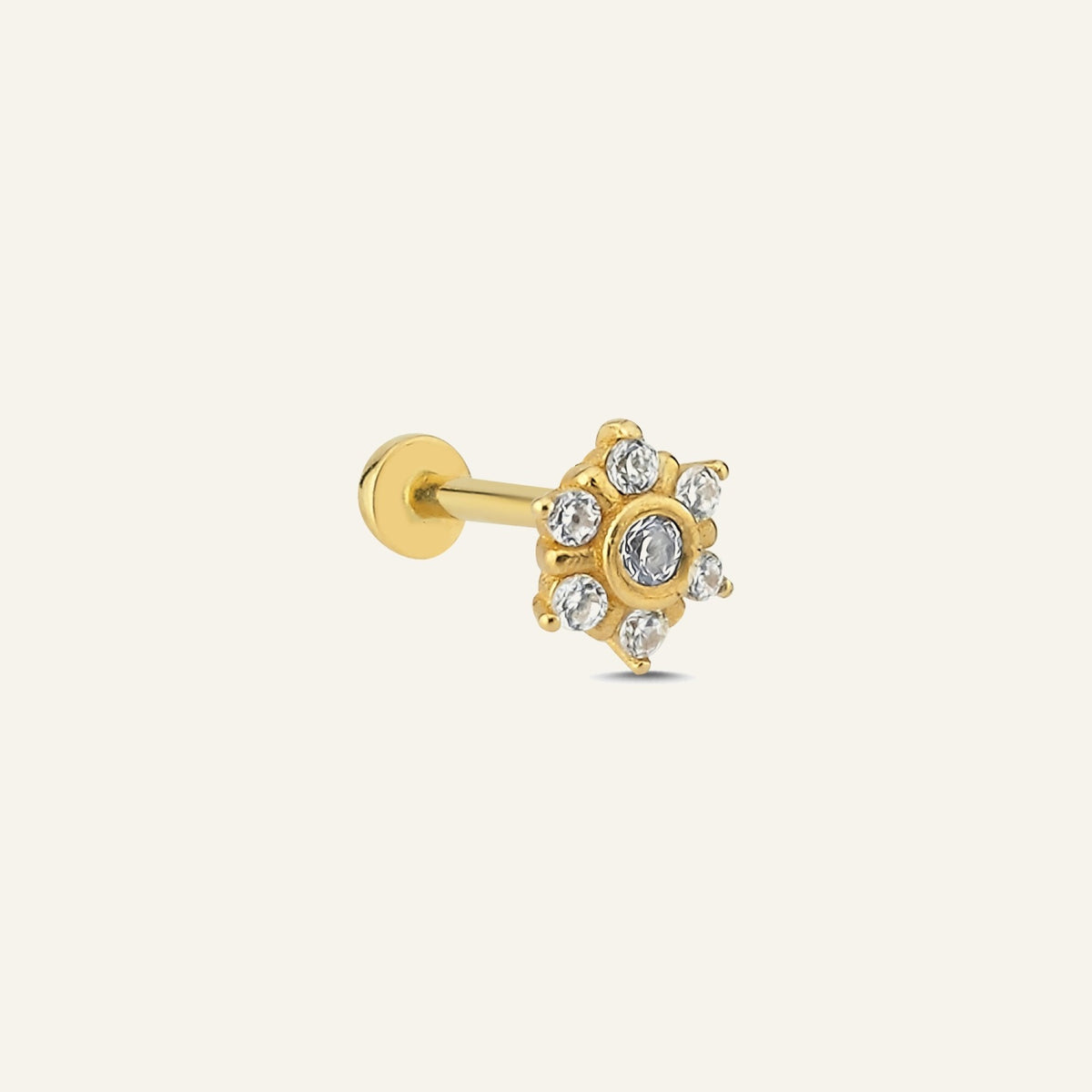 Monusar Altın Kulak Piercing