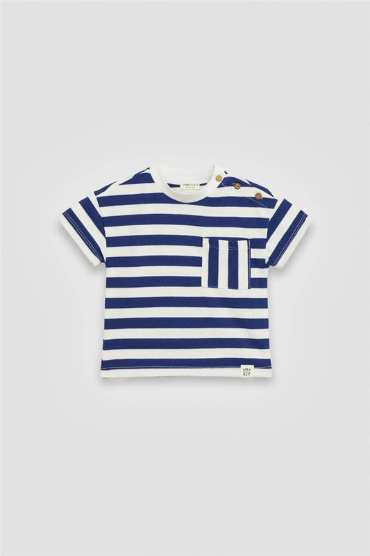 Erkek Bebek Çizgili Tshirt