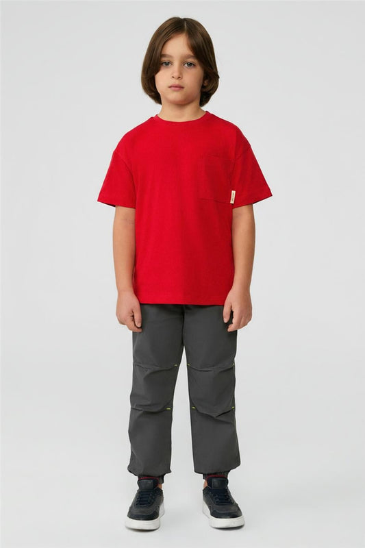 Erkek Çocuk Kırmızı Tshirt