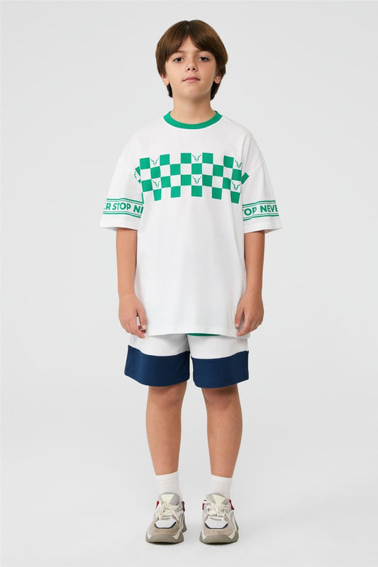Erkek Çocuk Beyaz Tshirt