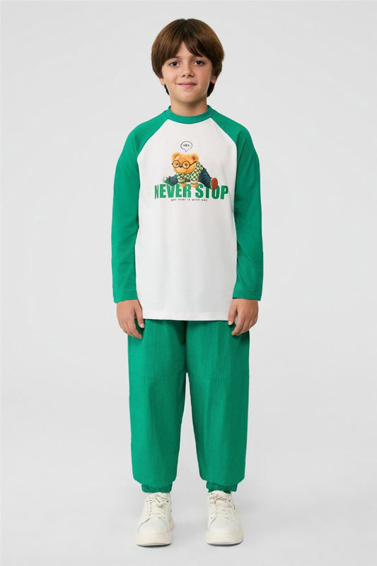 Erkek Çocuk Beyaz Tshirt