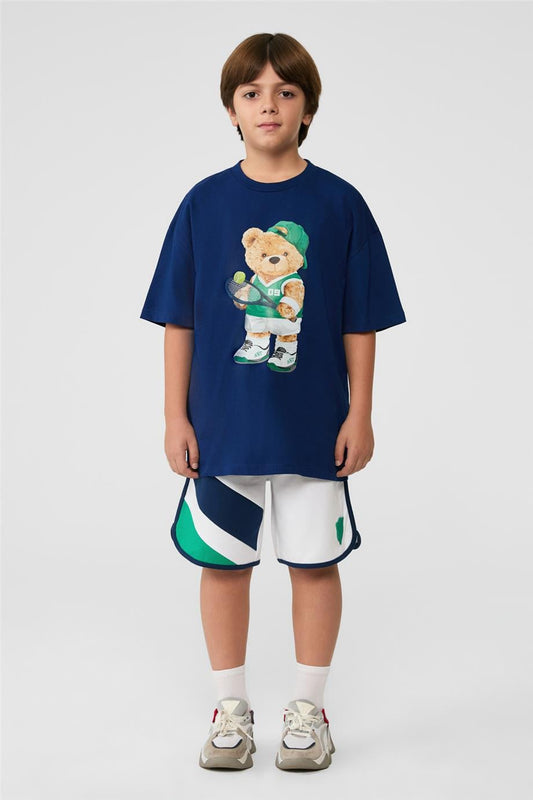 Erkek Çocuk Lacivert Tshirt