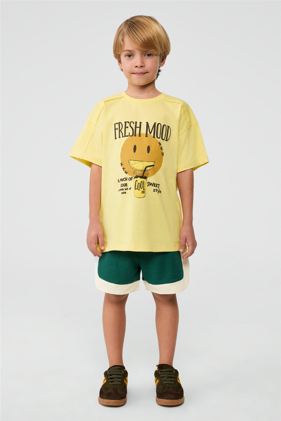 Erkek Çocuk Sarı Tshirt