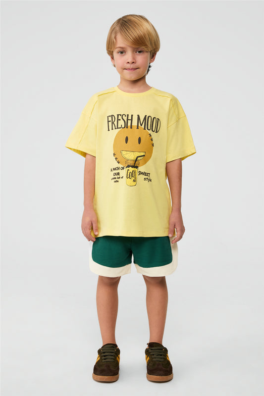 Erkek Çocuk Sarı Tshirt