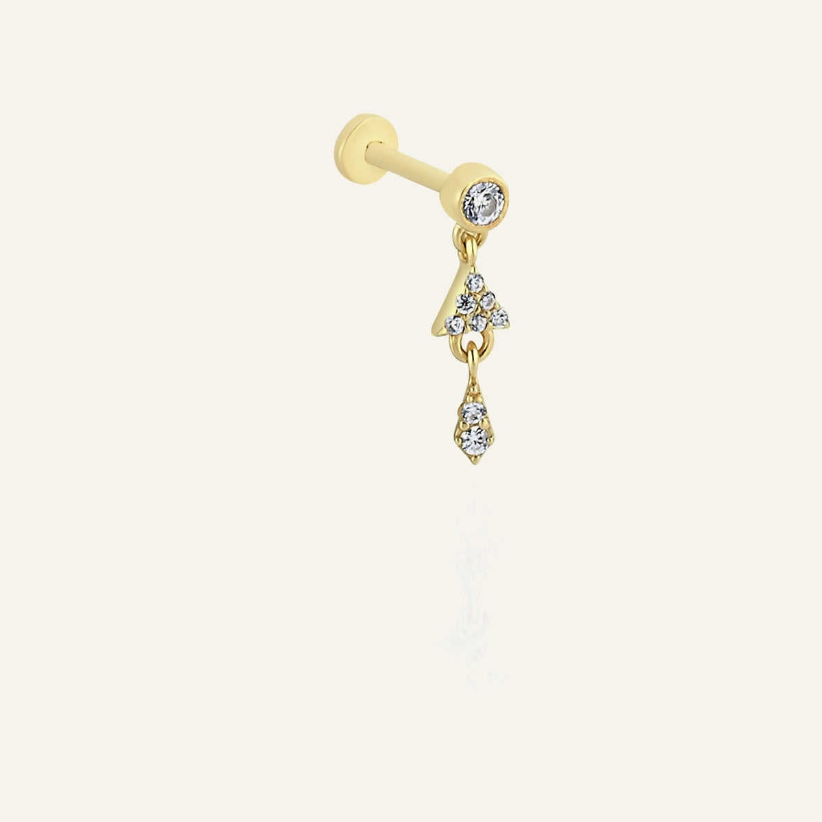 Parilon Altın Kulak Piercing