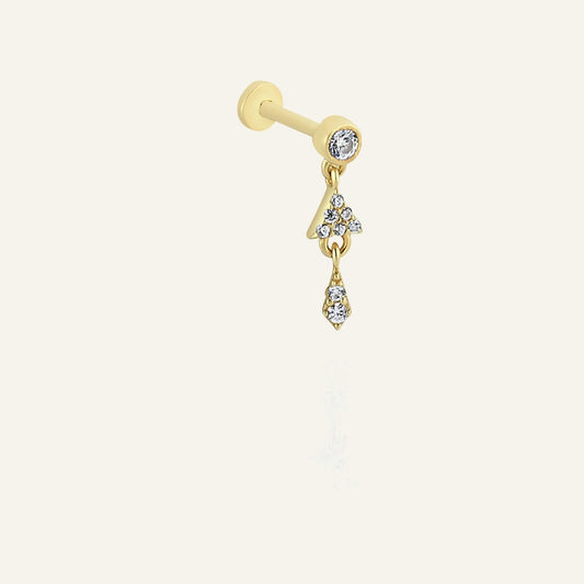 Parilon Altın Kulak Piercing