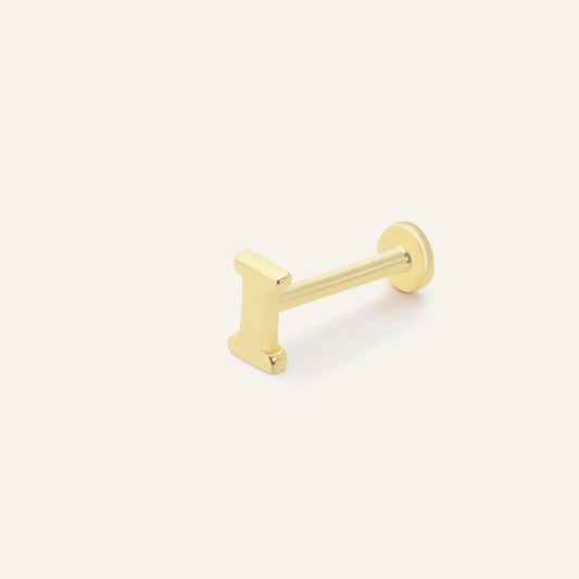 I Harf Altın Kulak Piercing