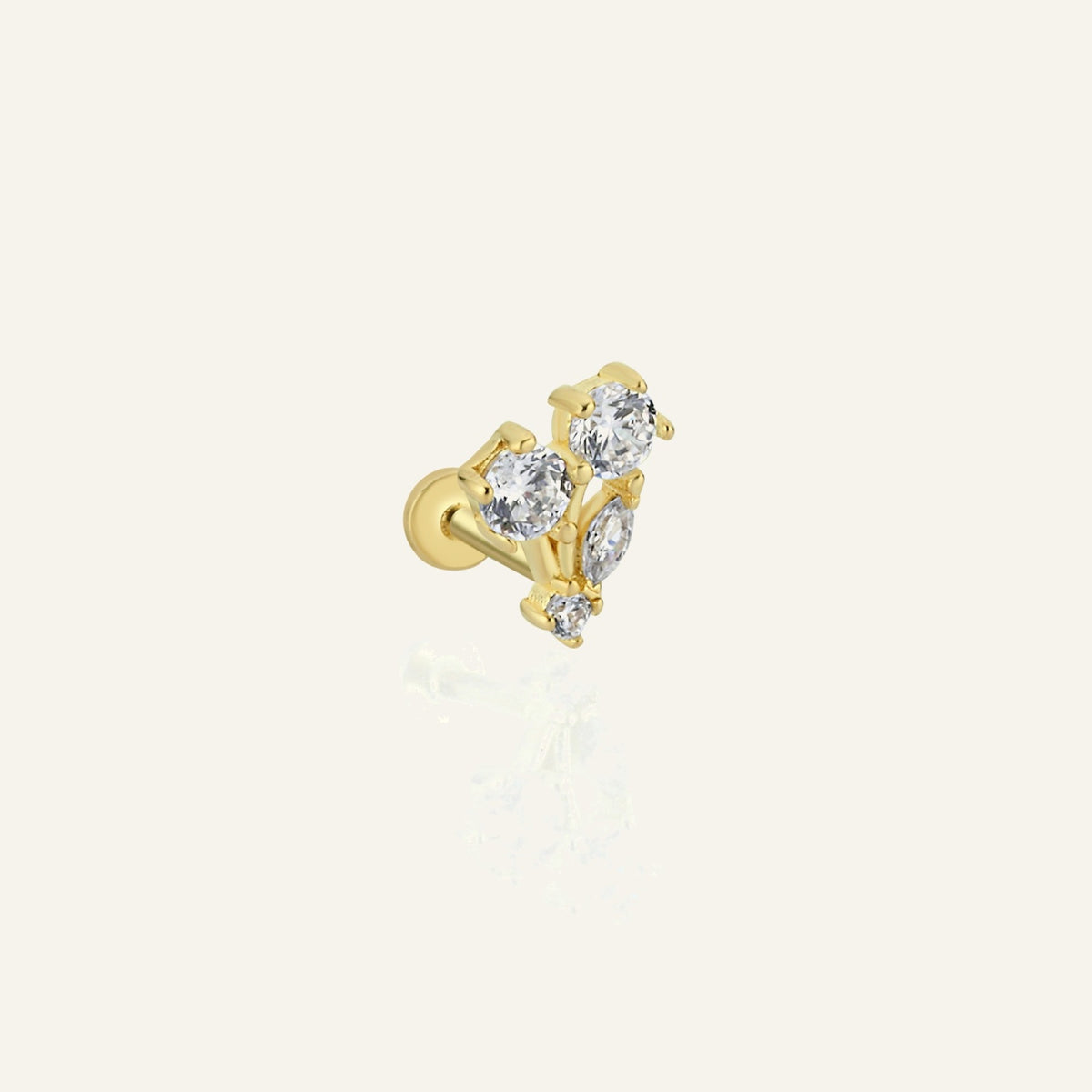 Raluvin Altın Kulak Piercing