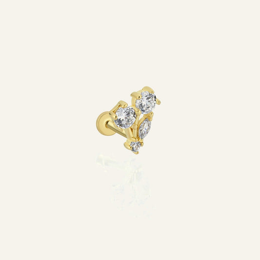 Raluvin Altın Kulak Piercing