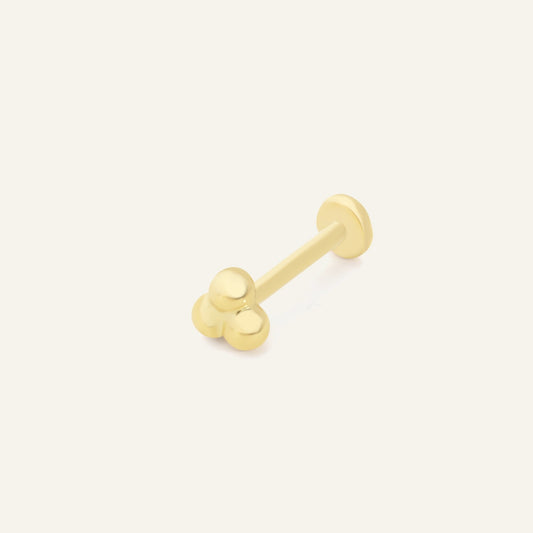 Raviyon Altın Kulak Piercing