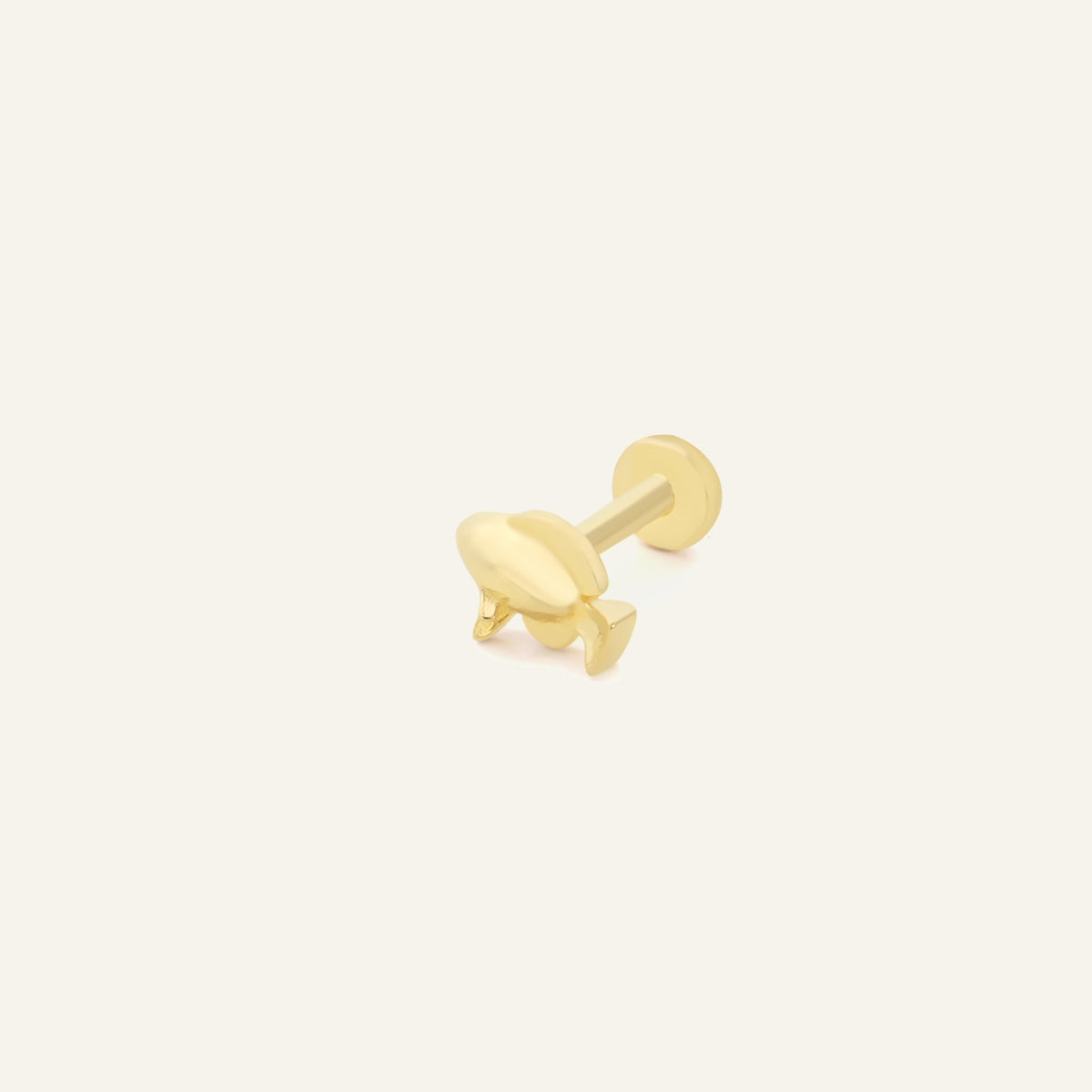 Goldfish Balık Figürlü Altın Kulak Piercing