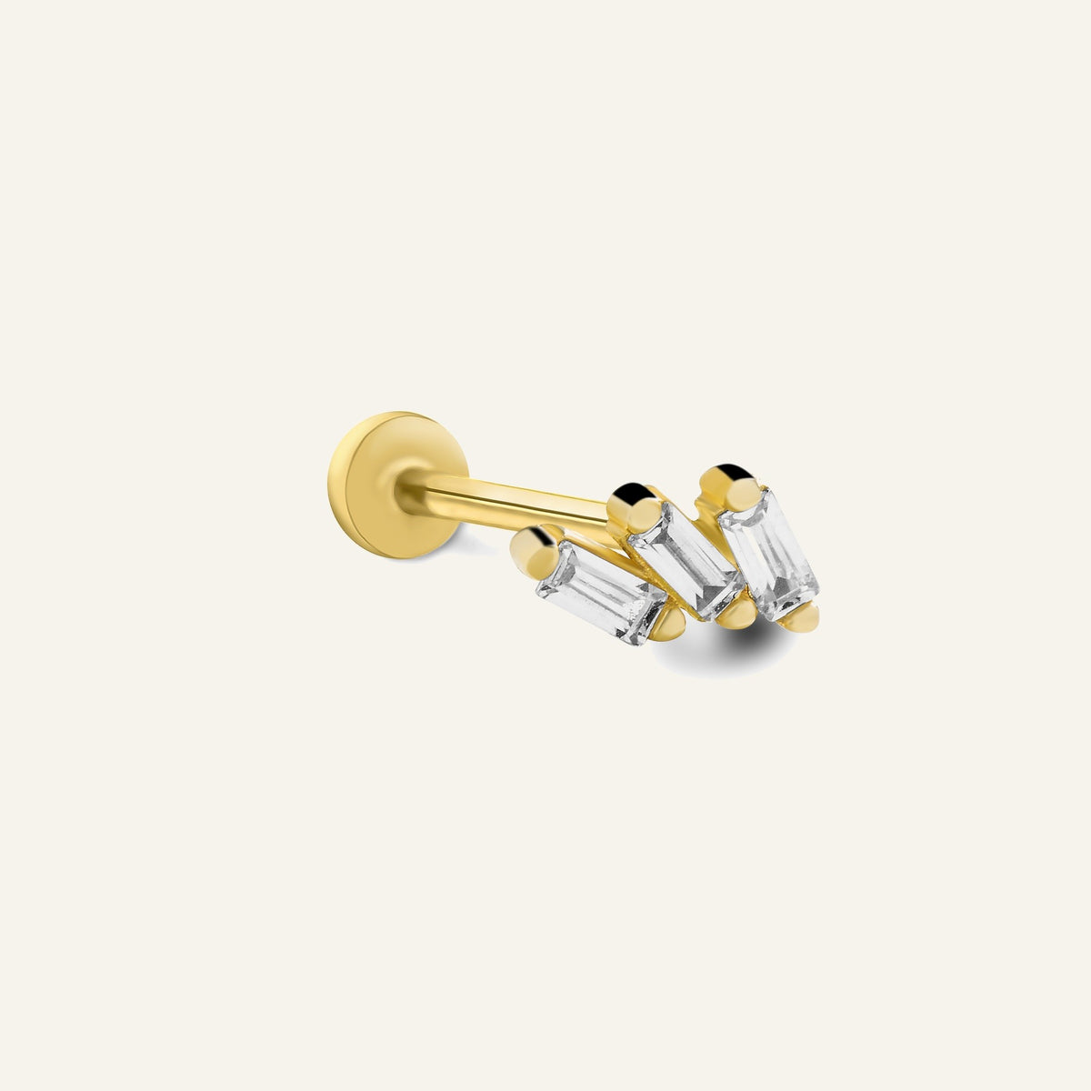 Rosivan Altın Kulak Piercing