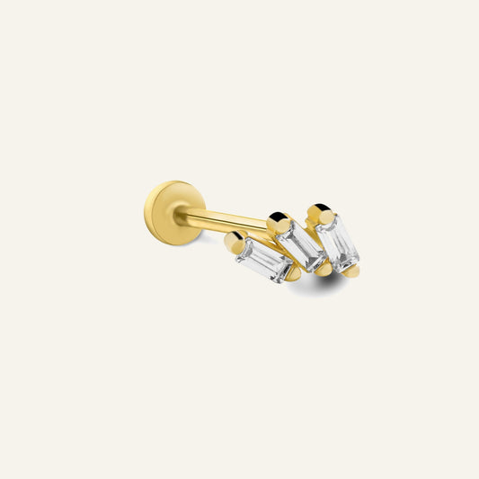 Rosivan Altın Kulak Piercing