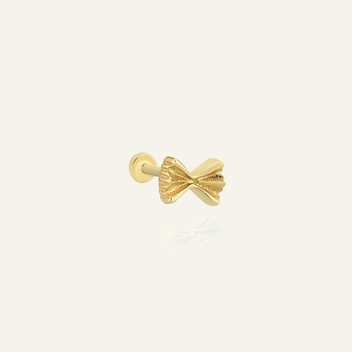 Makarna Altın Kulak Piercing