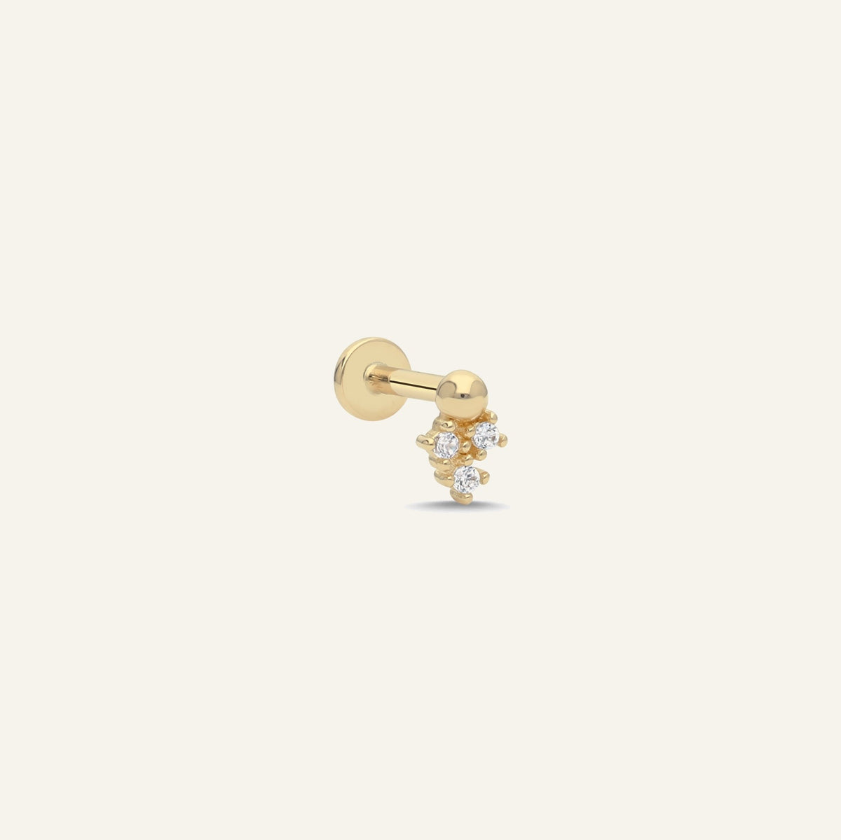 Savel Altın Kulak Piercing