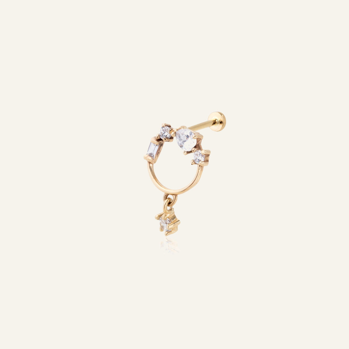 Selunek Altın Kulak Piercing