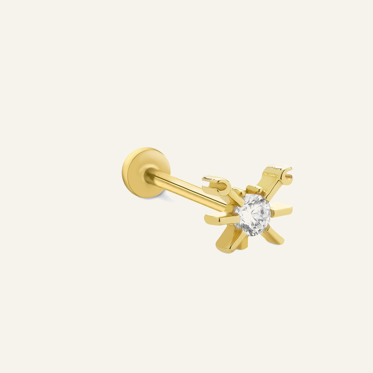 Senik Altın Kulak Piercing