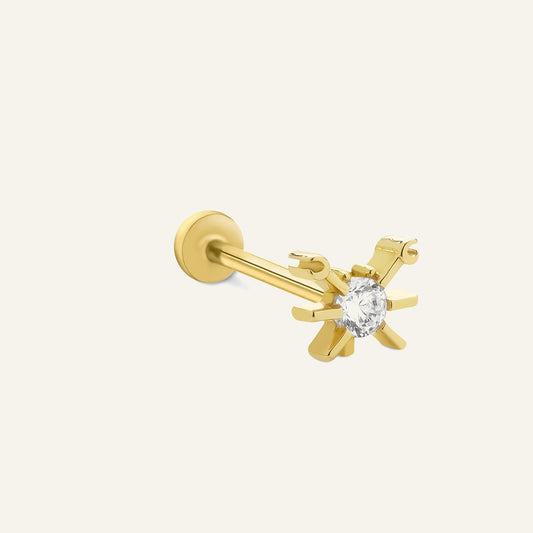 Senik Altın Kulak Piercing