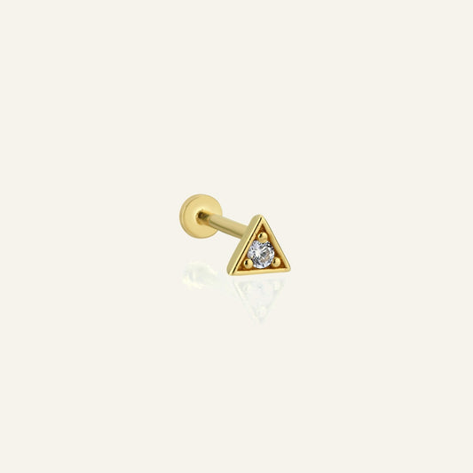 Small Talunera Altın Kulak Piercing