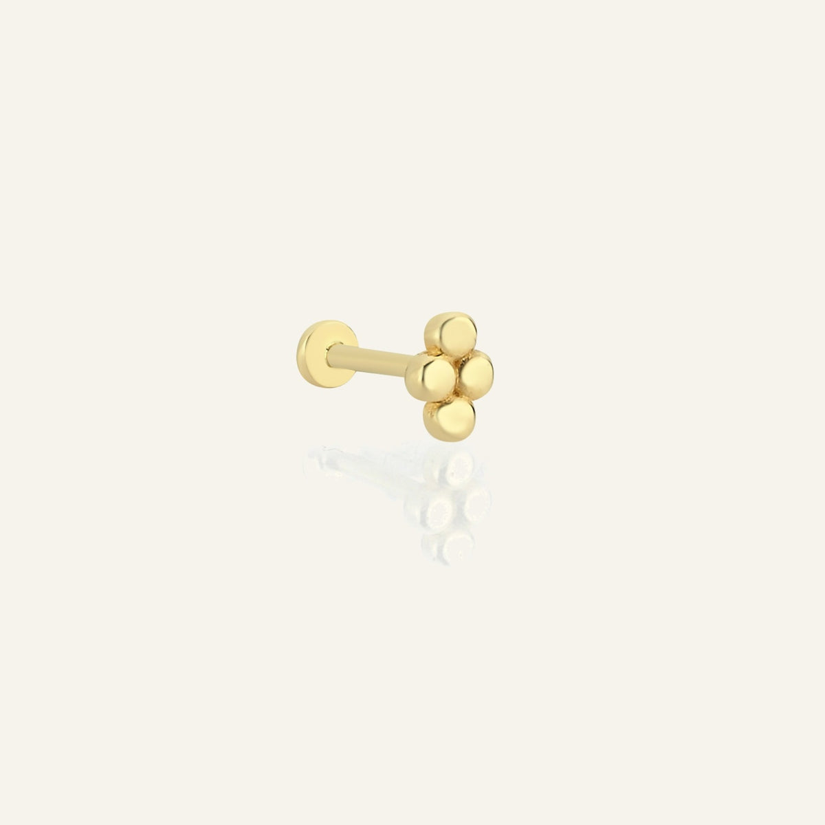 Small Yalrimel Altın Kulak Piercing
