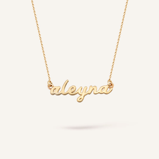 Starlet Name Isim Altın Kolye