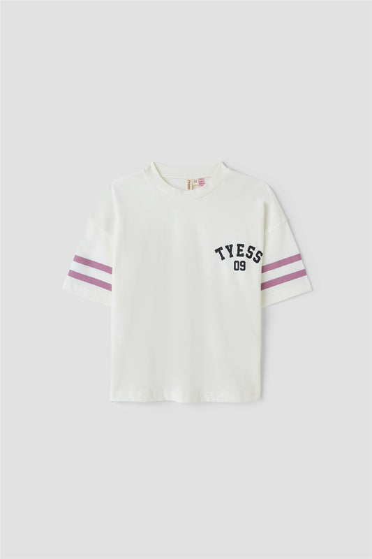 Kız Çocuk Bej Tshirt