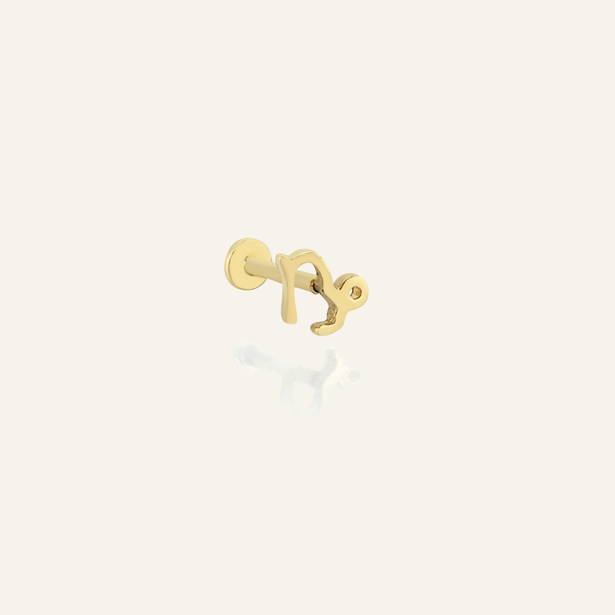 Oğlak Burç Altın Kulak Piercing